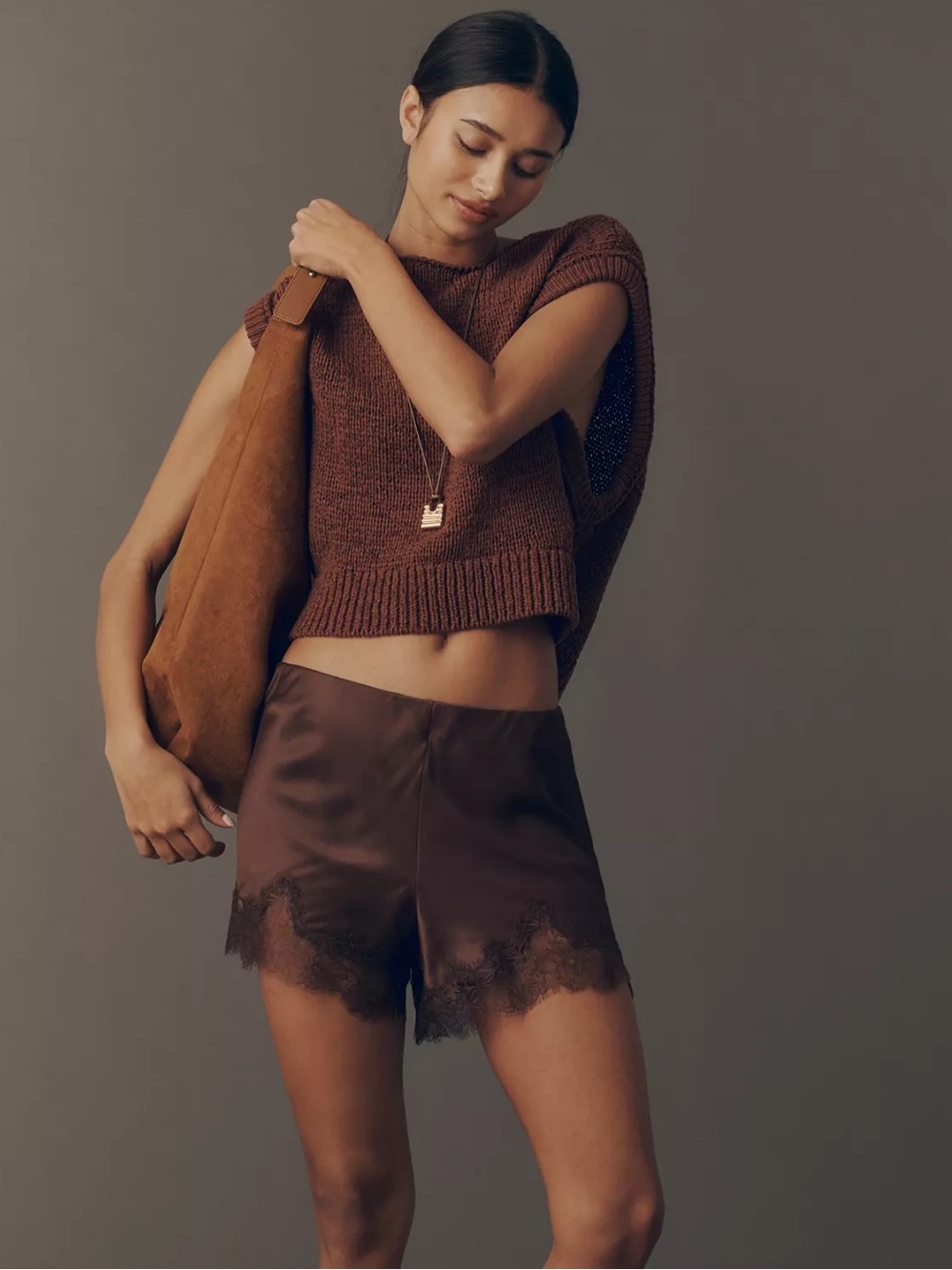 Anthropologie NWT Tilda Lace-Trim Shorts